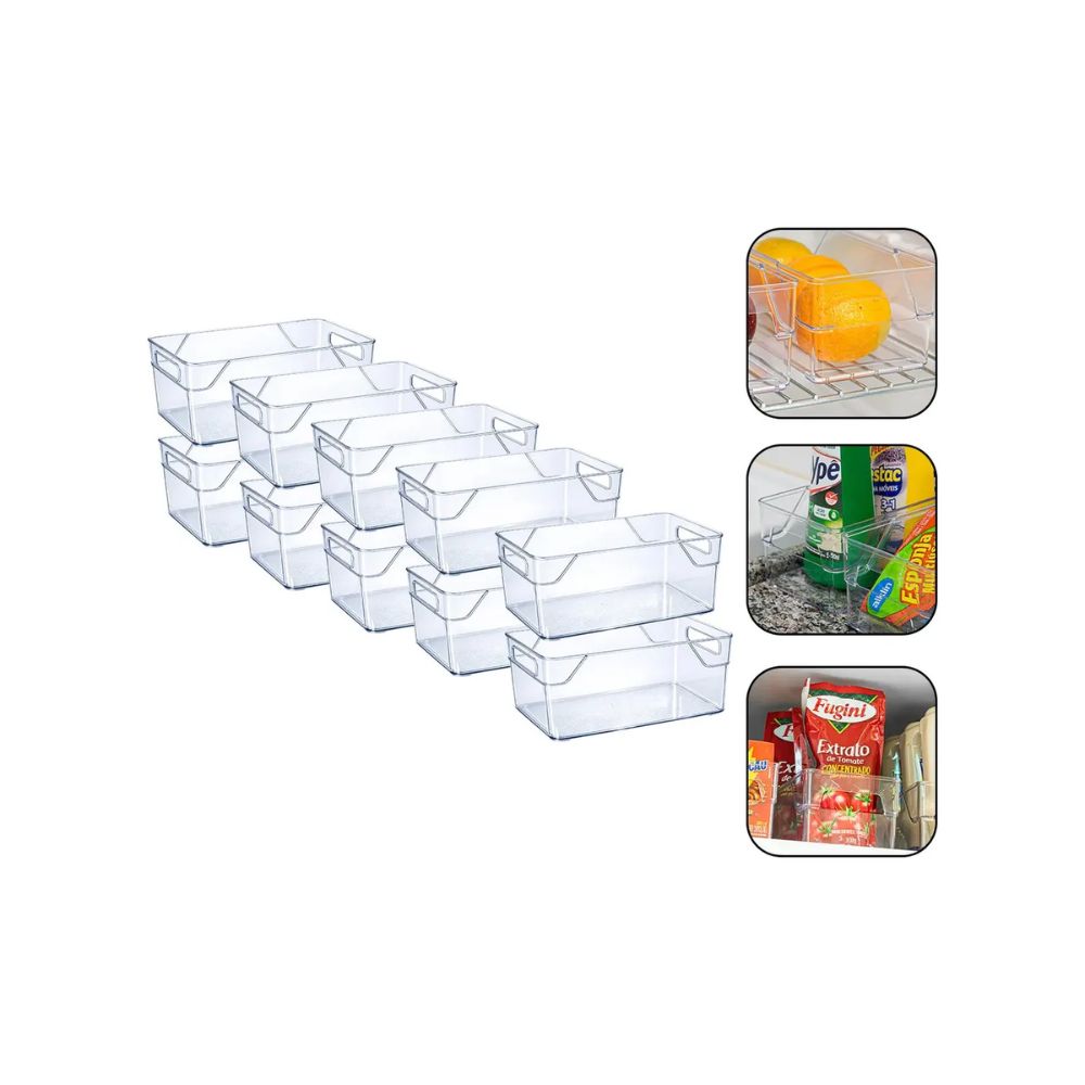 kit organizador de geladeira
