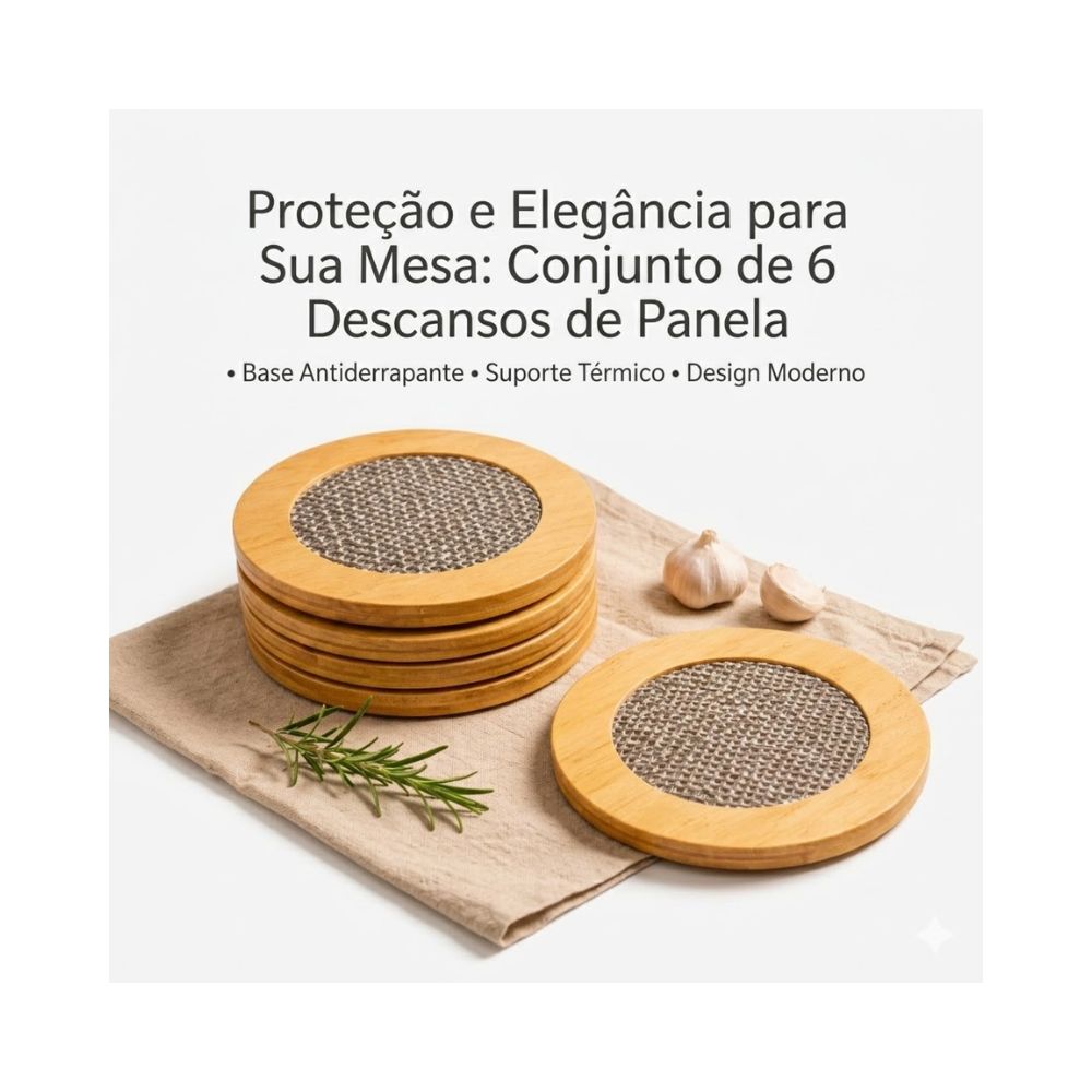 Descanso De Panela Decorativo Antiderrapante