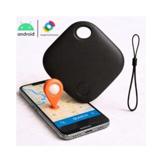 rastreador smart tag gps mini localizador preto para objetos compatível com android