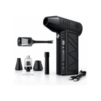 soprador turbo jet portátil 130000 rpm preto para limpeza de alta potência